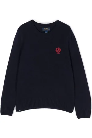 Ralph Lauren Logo-embroidered wool-cashmere jumper
