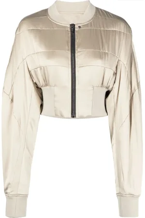 Rick Owens Girders cropped bomber jacket