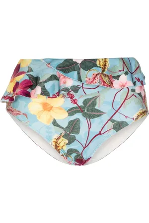 PATBO Hibiscus ruffle-detail bikini-brief