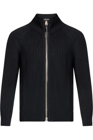 Tom Ford Ribbed-knit zip-up cardigan