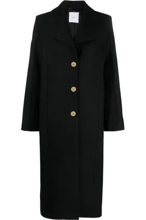 Patou Single-breasted wool-blend coat