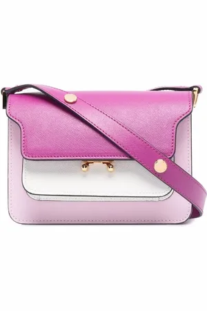 Marni Concertina leather shoulder bag