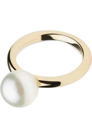 Autore 10kt yellow Gigi pearl ring