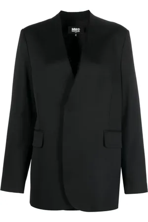 Maison Margiela Collarless single-breasted blazer