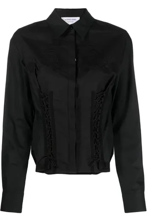 Marine Serre Regenerated Household corset shirt