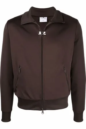 Courrèges Logo-patch bomber jacket