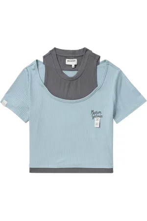 Musium Div. Layered cropped T-shirt