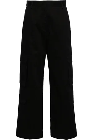 Manuel Ritz Straight-leg cotton cargo trousers