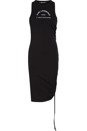 Karl Lagerfeld Logo-print sleeveless dress