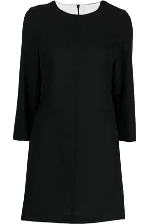 SEMICOUTURE Round neck shift dress