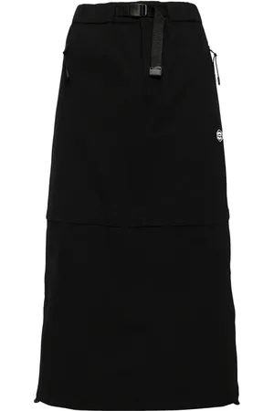 Chocoolate Elasticated-waist midi skirt