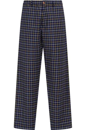 Marni Check-pattern straight-leg trousers