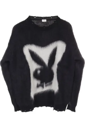 Saint Laurent 2010s x Playboy logo-print sweater