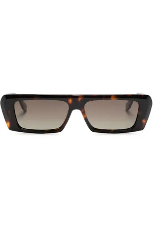 District Vision Square-frame tinted sunglasses