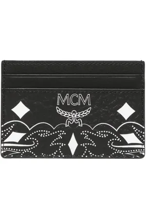 MCM Mini Aren bandana-print cardholder