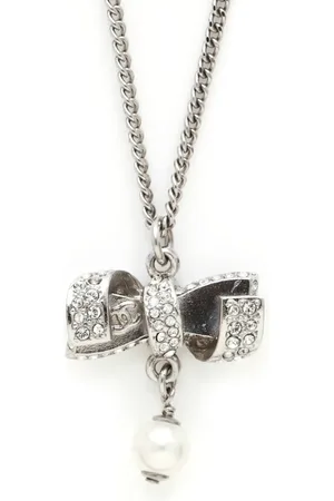 CHANEL 2016 ribbon pendant necklace