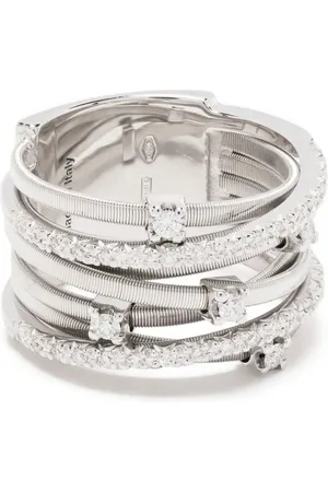 Marco Bicego 18kt white gold diamond multi-band ring