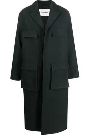 Nanushka Single-breasted long coat
