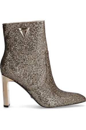 Guess 90mm Caitte glitter ankle boots