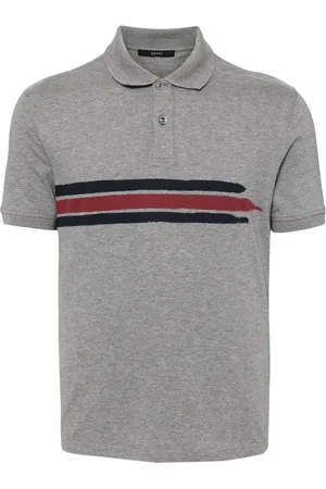 Gucci Stripe print polo shirt