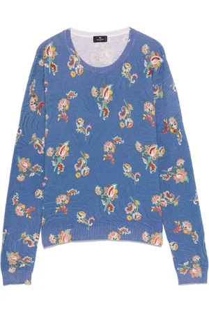Etro Floral-jacquard top