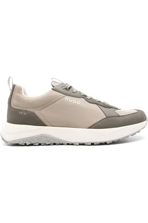 HUGO BOSS Two-tone panelled sneakers