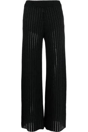 Fabiana Filippi Chunky-knit wide-leg trousers