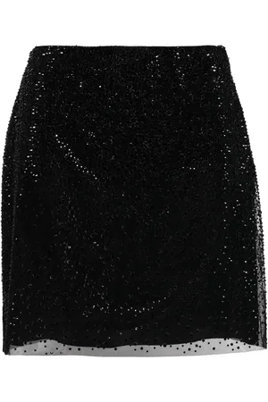 ERMANNO SCERVINO Crystal-embellished mini skirt