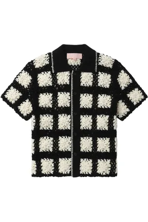 BAPY Crochet-knit shirt