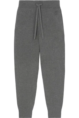 Burberry Embroidered monogram sweatpants