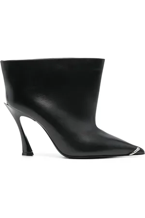 MUGLER 85mm leather ankle boots