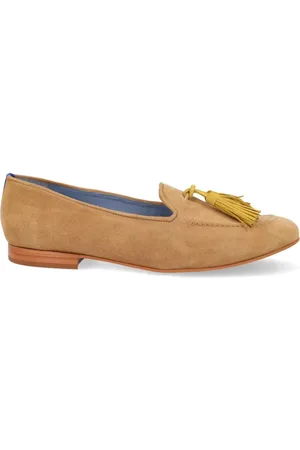 Blue Bird Tassel suede loafers
