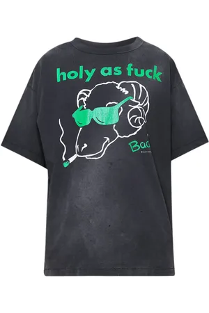 SAINT MXXXXXX Graphic-print cotton T-shirt