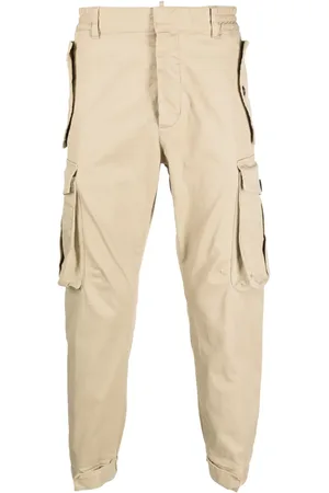 Dsquared2 Drop-crotch cropped cargo trousers