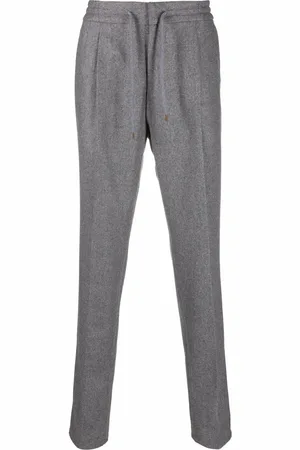 Brunello Cucinelli Pleated drawstring trousers