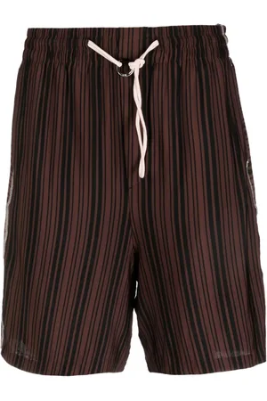 SUNNEI Striped drawstring-waist shorts