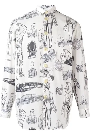 Jean Paul Gaultier First Aid printed shirt