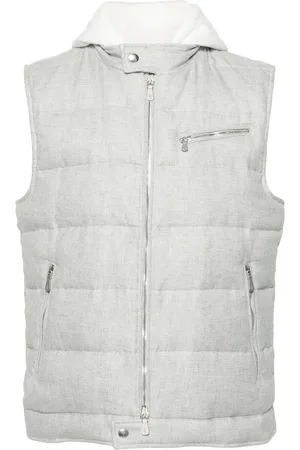 ELEVENTY Layered-detail padded gilet