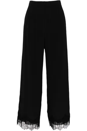 SHIATZY CHEN Lace embroidery straight trousers