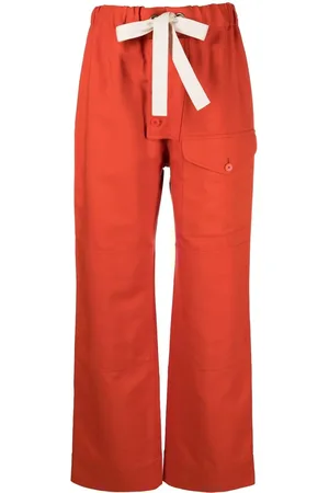 Stella McCartney Straight-leg drawstring trousers