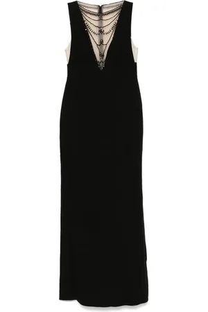 Marchesa Notte Rhinestone-embellished gown
