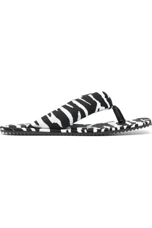 The Attico Zebra-print slides
