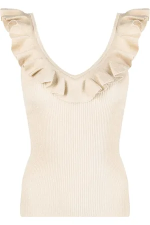 ZIMMERMANN Devi ruffle-trim tank top