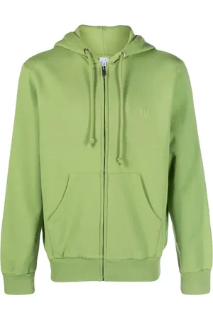 Winnie NY Logo-embroidered zip-up hoodie