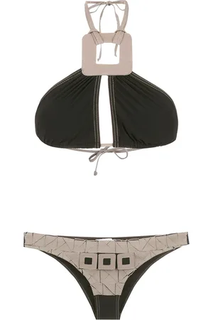 AMIR SLAMA Geometric-embellished bikini
