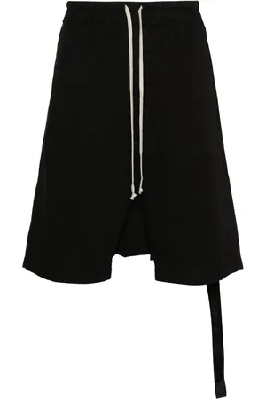 Rick Owens Drawstring Pods drop-crotch shorts