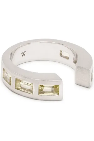 TOM WOOD Vault Gate Baguette ring