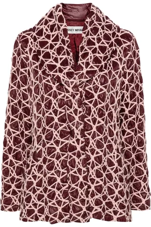 Issey Miyake 1990s embroidered puffer jacket