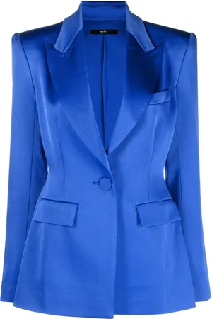 ALEX PERRY Single-breasted satin blazer