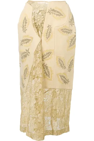 Comme des Garçons 1997 lace panelled skirt